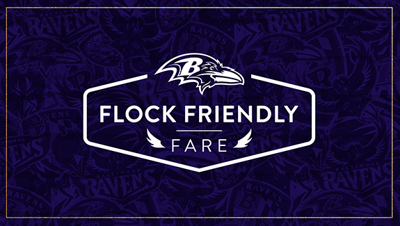 More Info for Ravens Revamp Flock Friendly Fare at M&T Bank Stadium