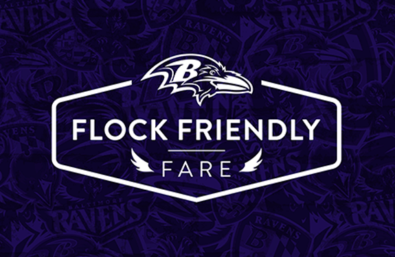 More Info for Ravens Revamp Flock Friendly Fare at M&T Bank Stadium